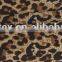 yellow coffee leopard plain pattern polyester spandex transparent fabric