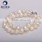 pink color 8-9mm Baroque nugget shape freshwater pearl bracelet wholesale