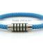 2015 new fashion real leather braided bracelet for woman
