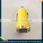 Best Selling Dual USB 2.1+1A car charger bullet mini car charger for mobile phone