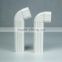 Wanael building material white color 5.2inch downspout pipe strap pvc gutter