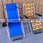 Beach lounge chair with canopy