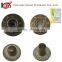 alloy quality custom design machine made metal jewelry button snap for denim