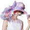 Women Formal Church Kentucky Derby Dress Hat Wide Brim Hat Church Hats