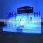 Acrylic cosmetic display with LED fashion supermarket