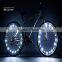 Battery Power Supply White bicycle wheel-led string lights