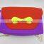2014 Spring Summer Fashional Woman MK Candy Bags Handbags Transparent Silicone Jelly Bags.