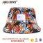 Customize Printed Women Summer Beach Bucket Hat