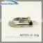 15mm Shiny Silver Polished Ajustable Shoes Buckle With Iron Clip Parts