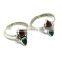 Delicate Beauty !! Green Onyx_Red Onyx 925 Sterling Silver Toe Ring, Online Silver Jewelry, Silver Jewelry Exporter