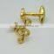 Music Gold Cufflinks & Tie clip with custom logo