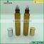 Amber Tube Roll on Glass Bottle for Perfume