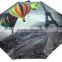 custom 190t fabric material landscape photo print straight umbrella