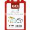 Vertical Open Colorful ID Card Holder As Meeting Card