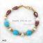 BRA5224 turquoise personlized bracelet wholesale
