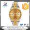 simple style business man watch with stainless steel watch band