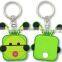 custom soft PVC metal keychain