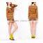 Women's Stripe Styling Front Bow Tie Long Sleeve Knit Dress Suit for Spring L1349