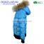 Warm Kids Winter Duck Down Jacket with Raccoon Fur and Rib Boys' Outerwear