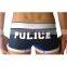 Summer New Style Cotton Men's Cotton Boxer Shorts Underwear Men US POLICE Print Personality Design Boxer Shorts