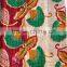 Ethnic Indian Vintage Floral Sari Multi Color Patchwork Cotton Kantha Quilt