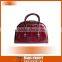2016 Tote Bag Style and Women Gender PU leather handbag studded canvas