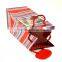 Wholesale handmade matt lamination packaging paper wine gift bags with handles