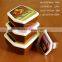 Gift idea cake 4 in 1 nestable cute plastic kids snack box