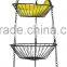 3-Tier Round Iron Hanging Basket