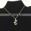 Hot Selling W letters Necklace, Alphabet W charms Necklace wholesale