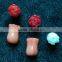 6*10mm natural lotus flower shape red/pink/white coral beads for wholesale
