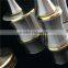 Custom made CNC metal parts double color plating chrome & gold plated electroplating factory