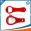 2016 Top quality unique custom metal bottle opener with keychain
