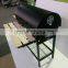 Trolley charcoal barrel smoker barbecue grill