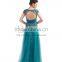 2014 new style elegant sexy beaded f short sleeve evening dress