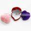 Velvet ring box heart shaped ring box velvet jewelry packaging boxes