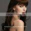 Dark brown ladies hair wigs, fashion synthetic hair styling
