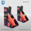 Cardboard Counter Top Display with Dividers for DVD and Books Promotions