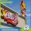 custom outdoor vacuum forming chain shop store signboards