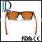 2016 CE approved New Custom fashion style Zebra Wood Sunglasses