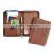 Hot selling custom leather folder/PU portfolio/file folder with LOGO