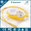 M18 yellow color remote control bluetooth speaker with hanging wire