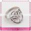 Vintage imitation silver ring with lion head, low price boys rings for sale