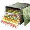 Square digital fruit dehydrator machine 10 layer