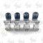 Tee Pipe Three Way T Type Push In Quick Air Fitting Connector for 18mm alloy tub three way tee equal tee for RC UAV Drone