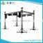 aluminum truss with rigging system for lightiing and speakers