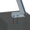 solar roof mounting system for flat concrete roof