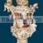 Floral Design Ceramic Whorl Prize Cup, Spring Spirit Blue Prize Cup