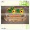 luxury cash packaging golden metal handle wood box