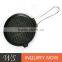 WS-FP08 9.5" or 10.6" Round Cast Iron Grill Pan